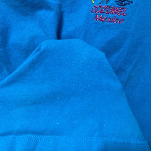 Cozumel Mexico embroidered graphic short sleeve casual vintage 90s 2000s T-shirt - Picture 3 of 6